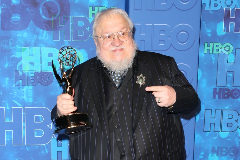 Author George R. R. Martin attends HBO's Official 2016 Emmy After Party at The Plaza at the Pacific Design Center on September 18, 2016 in Los Angeles, California.